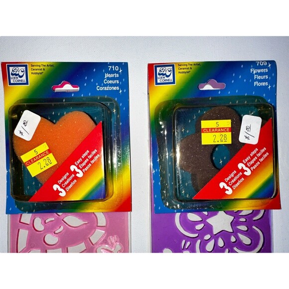 Loew Cornell Collectible Stencil Lot 710 709 - Picture 4 of 7